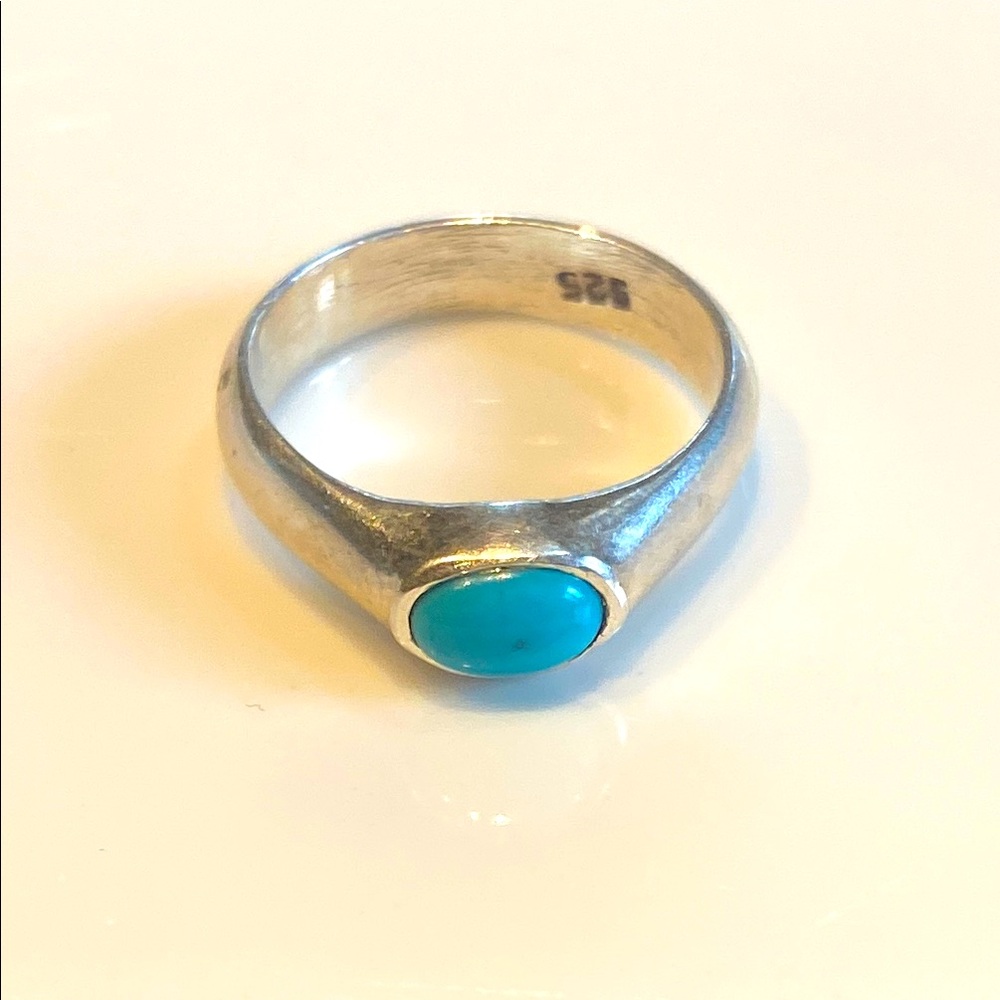 Sterling silver and Turquoise Ring🌺